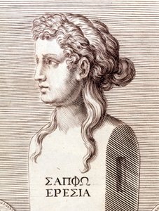 Retrato de Safo (Sappho) de Unknown artist