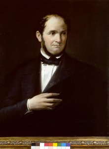 Retrato de Saverio Mercadante (1795-1870), compositor italiano, pintura anónima. Museo Teatral de la Scala, Milán