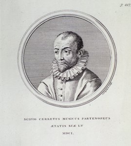 Retrato de Scipione Cerreto (grabado)
