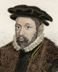 Retrato de Sir Nicholas Bacon (1510-1579), político y abogado inglés.