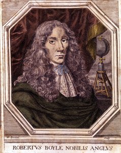 Retrato de Sir Robert Boyle (1627-1691), físico y químico anglo-irlandés.