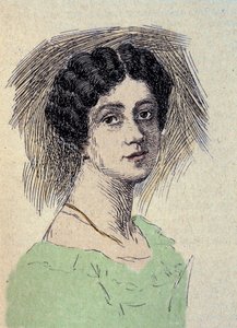 Retrato de Theodore Ulrike Sophie von Levetzow (1804-1899) Último amor de Johann Wolfgang von Goethe (1749-1832) de Unknown artist