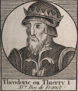 Retrato de Thierry III de Unknown artist