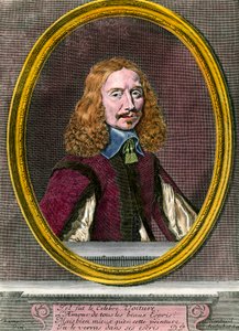 Retrato de Vincent Car (1597-1648) escritor francés (grabado del siglo XVIII) de Unknown artist