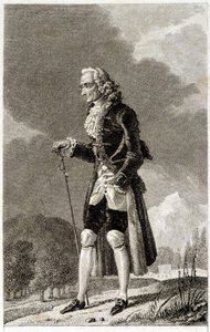 Retrato de Voltaire (1694 - 1778), escritor y filósofo francés, anciano de Unknown artist