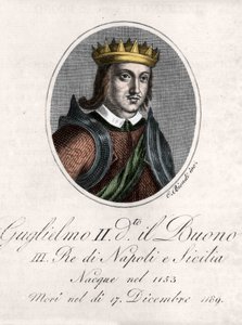 Retrato de Guillermo II el Bueno (Guglielmo il buono).