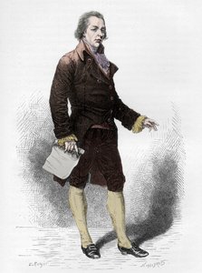 Retrato de William Pitt el Joven (1759-1806) - Retrato de William Pitt le Jeune (1759-1806) - Grabado en “La Historia de Inglaterra, desde los tiempos más remotos” por Francois Guizot 1877 de Unknown artist