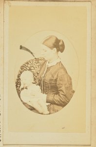 [Retrato de mujer y bebé] de Unknown artist