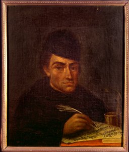 Retrato del padre Francesco Antonio Calegari, teórico musical, compositor y sacerdote italiano