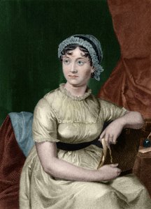 Retrato de la escritora inglesa Jane Austen (1775-1817) Grabado del libro “Galería de retratos de hombres y mujeres eminentes de Europa y América” por el biógrafo Evert Augustus Duyckinck (1816-1878). 1893, vol. 1 de Unknown artist
