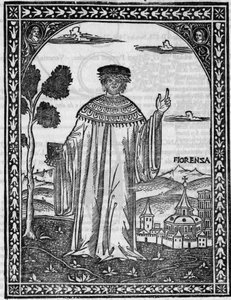 Retrato del poeta italiano Francesco Petrarca (Petrarca) de Unknown artist