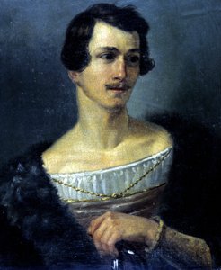 Retrato del tenor italiano Domenico Donzelli (1790-1873) en “La Norma” de Vincenzo Bellini (1801-1835). Pintura anónima, Museo della Scala, Milán. de Unknown artist