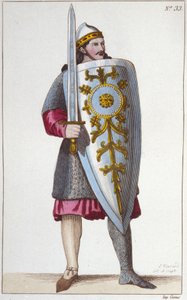 Retrato del Paladín Roldán, sobrino de Carlomagno. de Unknown artist