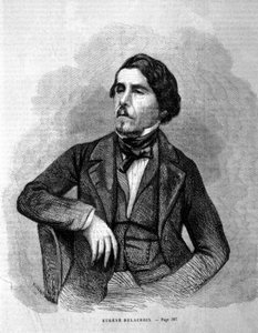 Retrato del pintor Eugène Delacroix (1798 - 1863)