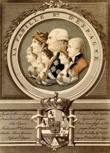 Retrato de la familia real de España: Rey Carlos IV de Unknown artist