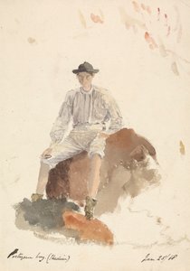 Niño portugués (Madeira) 25 de enero de 1868 de Unknown artist