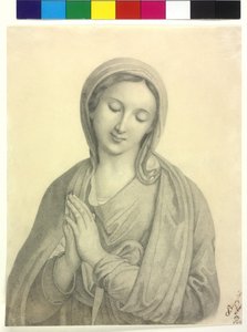 Madonna rezadora de Unknown artist