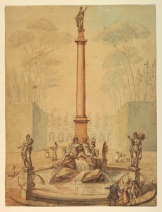 Proyecto para una fuente en un parque de Unknown artist