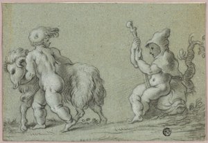 Putti como cabreros de Unknown artist