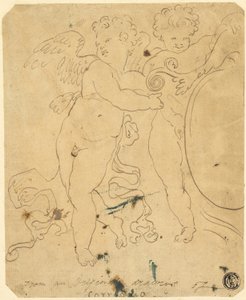 Putti con escudo de Unknown artist