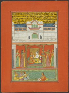 Raga Bhairaon, Página de un conjunto de Ragamala de Jaipur de Unknown artist