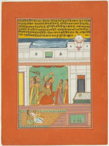 Ragini Desavaradi, Página de un conjunto de Ragamala de Jaipur de Unknown artist