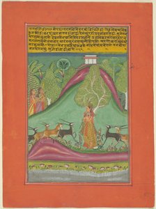 Ragini Todi, Página de un conjunto de Ragamala de Jaipur