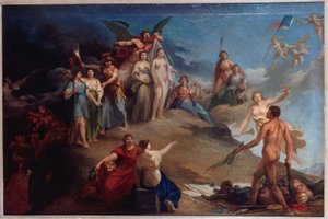 Alegoría revolucionaria, hacia 1790 (óleo) de Unknown artist