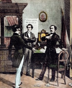 Risorgimento: Las Cinco Jornadas de Milán (Cinque giornate di Milano) (18-22 de marzo de 1848): uno de los primeros episodios de las Revoluciones de 1848 (parte de la Primera Guerra de Independencia Italiana) que vio el levantamiento de la población milane de Unknown artist