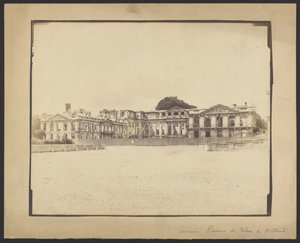 [Ruinas del castillo de Saint-Cloud] de Unknown artist
