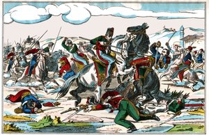 Guerra ruso-turca. (Ilustración, ca. 1880) de Unknown artist