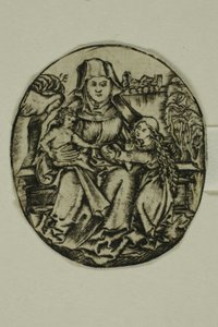 Santa Ana, la Virgen y el Niño de Unknown artist