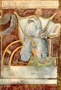 San Agustín de Hipona, Laterano, Roma (fresco)