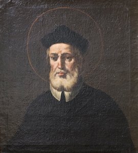 San Felipe Neri, artista desconocido, segunda mitad del siglo XVII (óleo sobre lienzo)