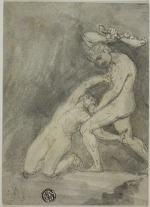 Sansón matando a un filisteo
