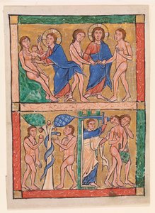 Escenas del Libro del Génesis: la Creación de Eva, el Matrimonio de Adán y Eva, la Tentación y la Expulsión de Unknown artist