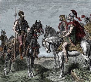 Segunda Guerra Púnica: los galos se niegan a levantarse a favor de Aníbal de Unknown artist