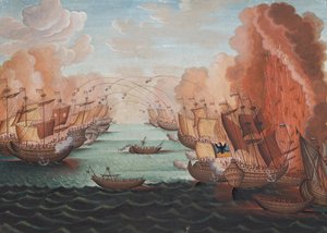 Batalla naval de Unknown artist
