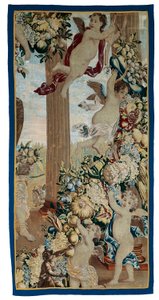 Septiembre y octubre de Los doce meses del año (Fragmento) de Unknown artist