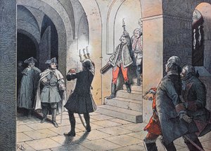 Guerra de los Siete Años, entre 1756 y 1763, el rey Federico el Grande de Unknown artist