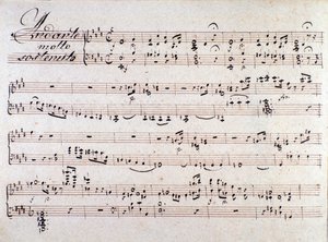 Partitura de Los dos días, ópera de Luigi Cherubini de Unknown artist