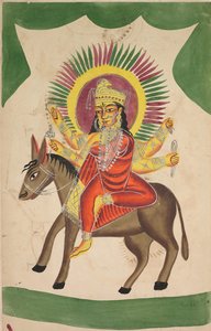 Sheetaladevi: La diosa de la viruela (anverso)