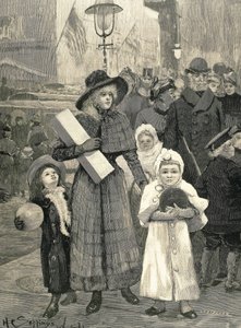De compras por Nueva York (1891).