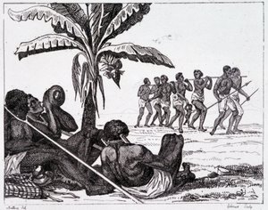 Comercio de esclavos en un viaje - en "Picturesque France", T.III de Unknown artist