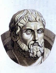 Sófocles (496 a.C. - 406 a.C.) de Unknown artist