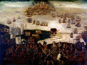 Armada española Dyptich de Unknown artist
