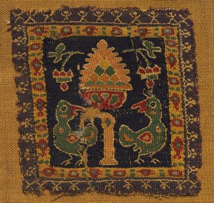 Square Segmentum with Two Birds de Unknown artist