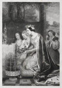 Santa Amelia, Reina de Hungría de Unknown artist