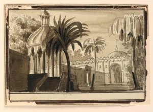 Diseño escénico, jardines orientales de Unknown artist