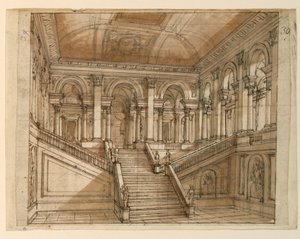 Diseño escénico, interior del palacio
